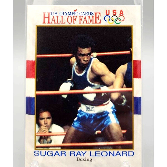 Sugar Ray Leonard Boxing US Olympics Cards Hall of Fame 1991 29 Impel Card - Picture 1 of 2